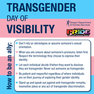 Transgender Day of Visibility tips for allies