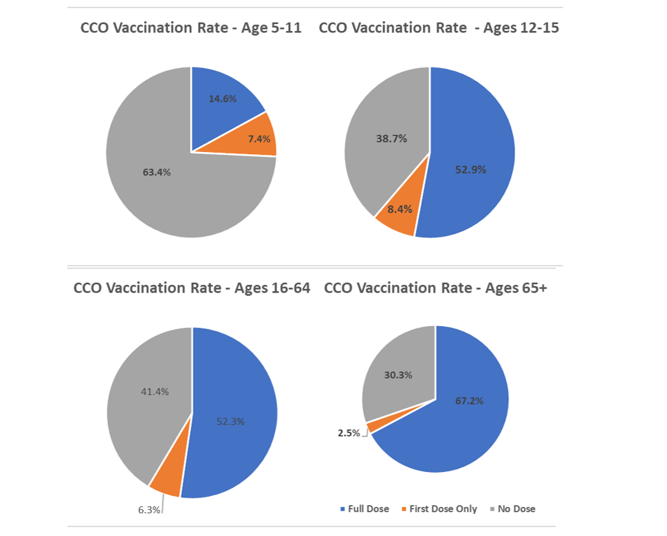 CCO vaccination rates