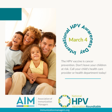 image promoting March 4 as HPV Awareness Day