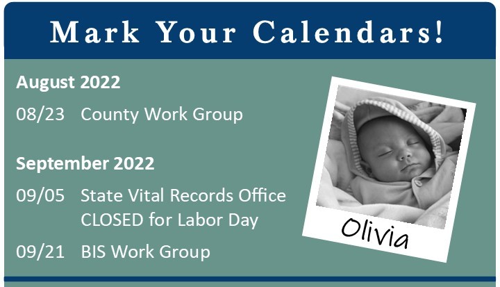 Calendar update