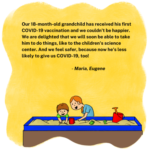 illustration of kids playing in a sand box