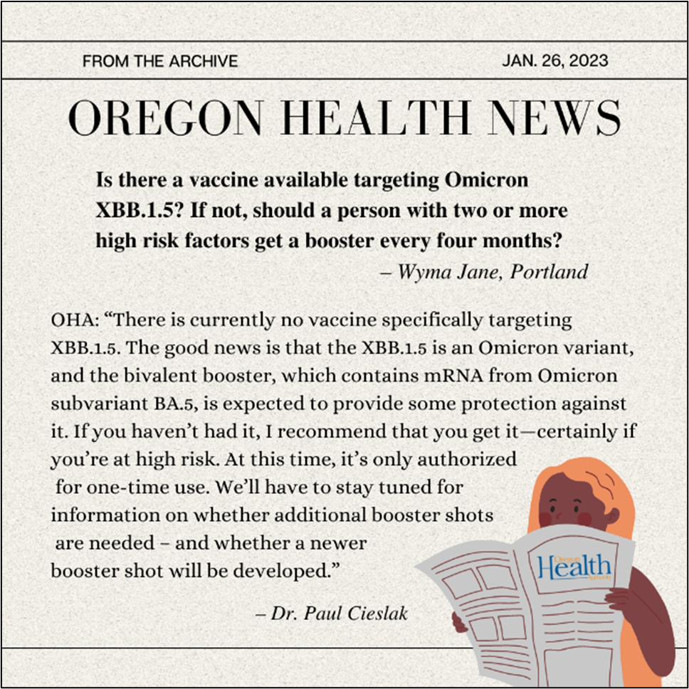 Oregon Health News Q&A solicitation graphic