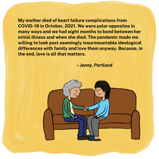 illustration of two people sitting on a couch