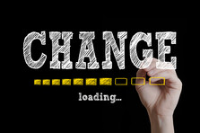 graphic image that says CHANGE