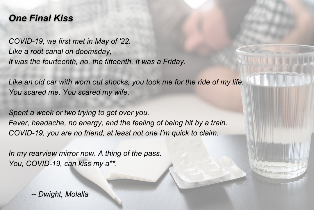 poem about getting sick with COVID