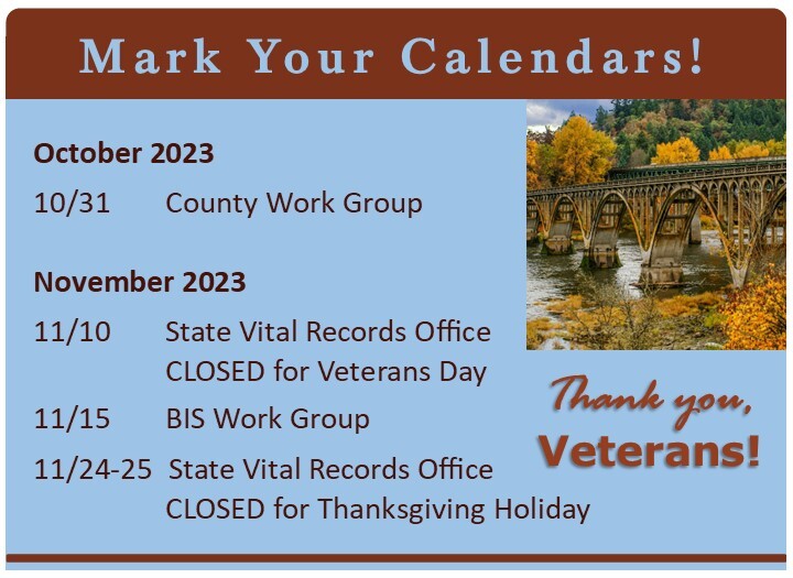 Updated October Calendar Image