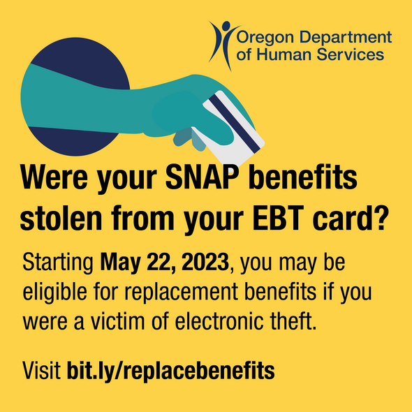 SNAP theft replacement benefits graphic