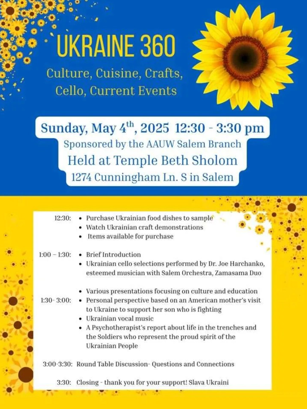 blue and yellow with sunflower