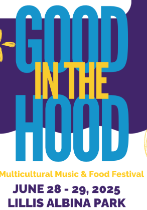 yellow and purple text