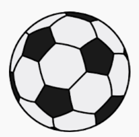 black and white soccer ball