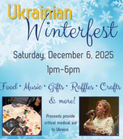 blue with white snowflakes winterfest place and time