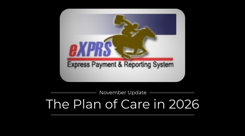 November Update for the Plan of Care in 2026