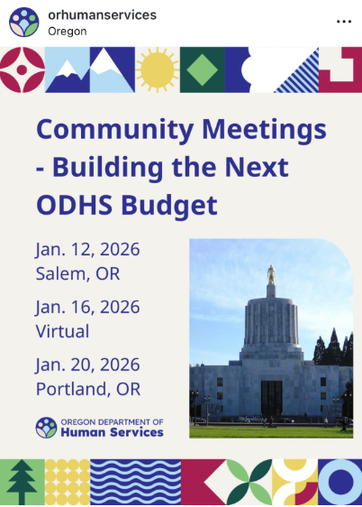 Community meetings Jan 2026