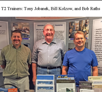T2 Trainers: Tony Jobanek, Bill Kolzow, and Bob Raths
