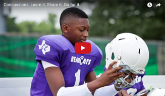 Concussions: Learn it. Share it. Go for it.