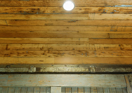 Original hardware, old paneling