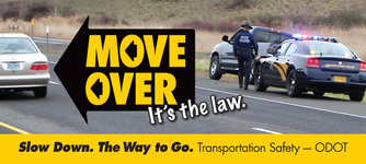 Move over. It's the law.