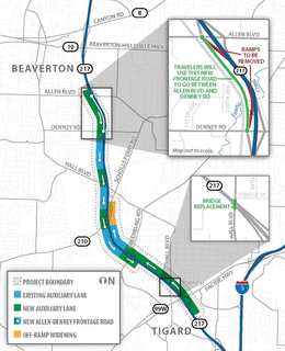 Learn about the OR 217 Auxiliary Lane project