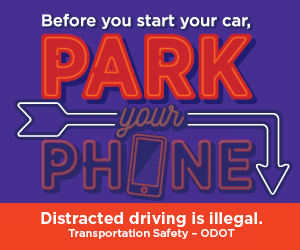 Before you start your car, park your phone. Distracted driving is illegal.