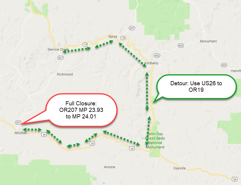 OR207 NB & SB MP 23.93 to MP 24.01