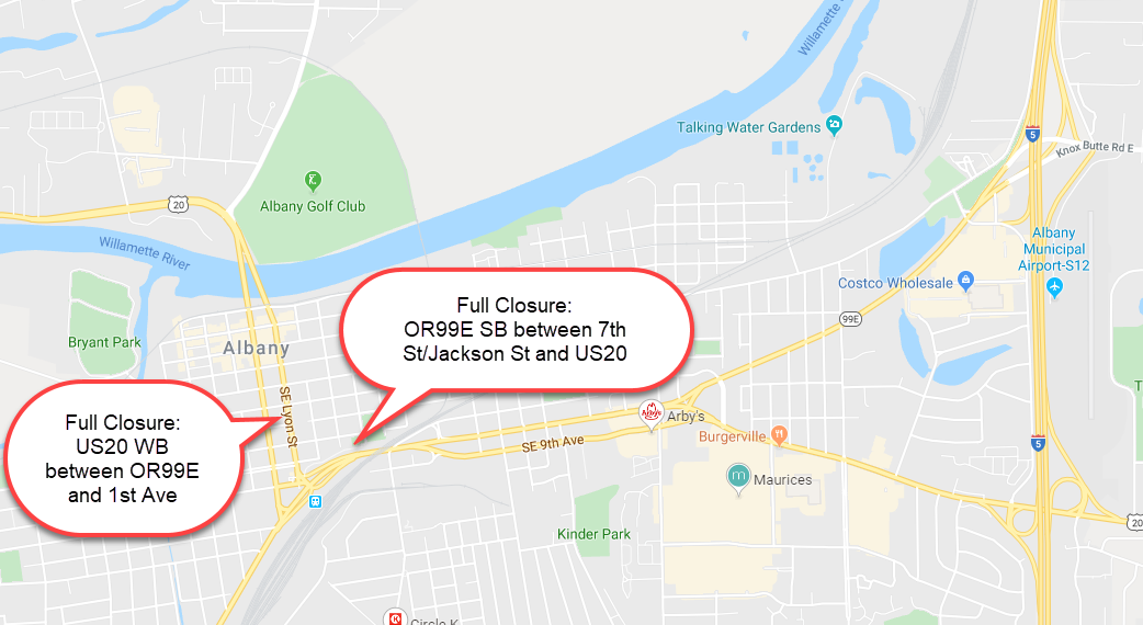 Full Closures in Albany for the Veterans Day Parade