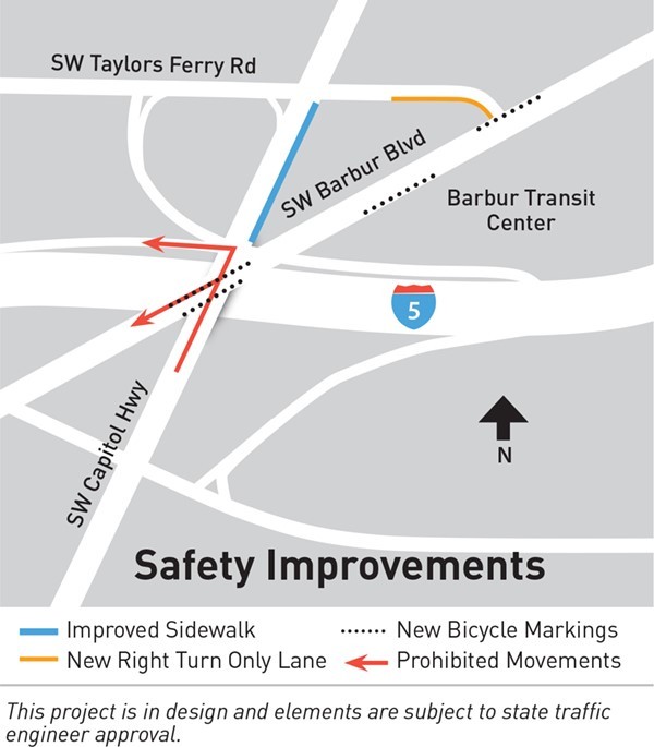 Barbur Crossroads Map 2020.2