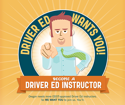 Driver ed wants you! Become a driver ed instructor.