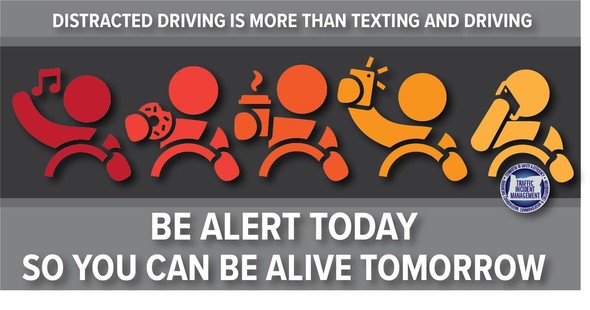TIM Distracted Driving Banner