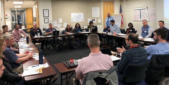 Transportation experts meet at a kick-off workshop in February 2020. They will inform the I-205 and I-5 Toll Projects. 