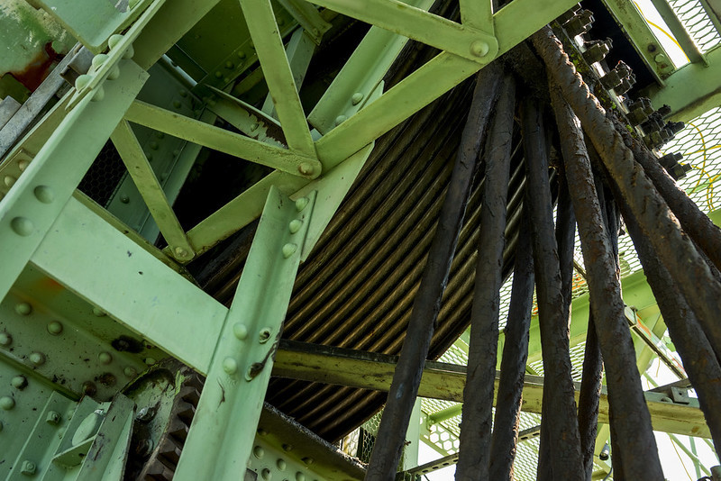 Old parts Interstate Bridge trunnion