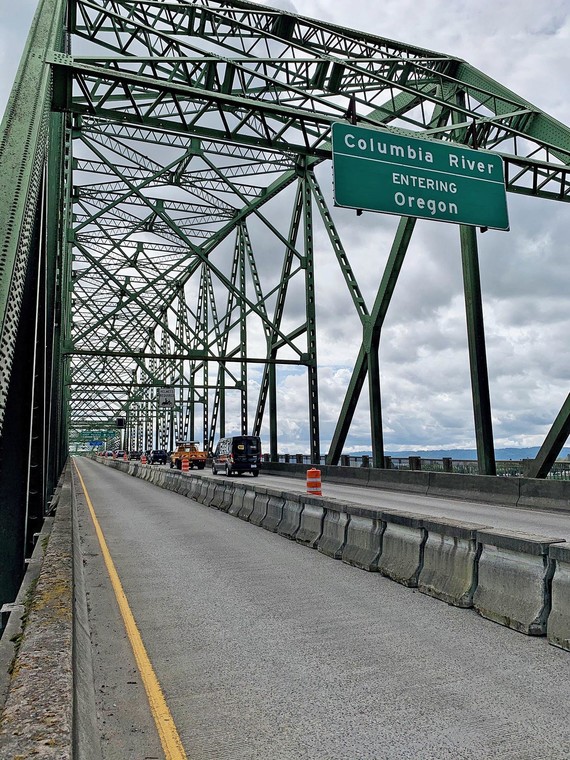 I5 Interstate Bridge NB span closure underway
