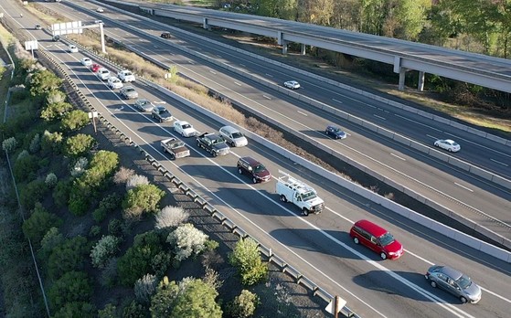 Interstate 5 Exit 27 southbound off-ramp