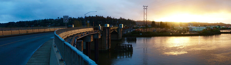 Bridge at sunset