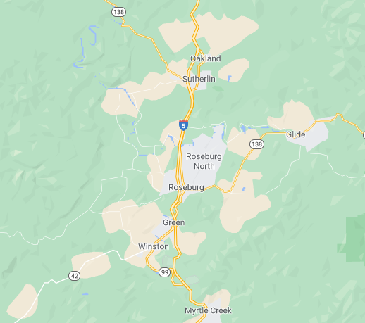 I-5 Ramp Closures in Roseburg