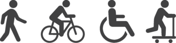 Active Transportation Icons