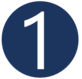 number 1 icon