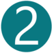 number 2 icon