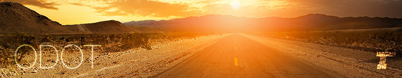 Sunshine with Road in Eastern Oregon