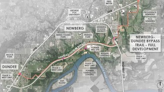 Newberg Dundee trail path