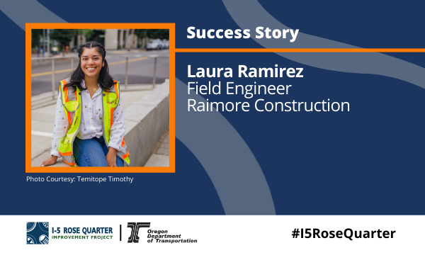 Success Story Laura Ramirez, Field Engineer, Raimore Construction. Photo Courtesy:  Temitope Timothy