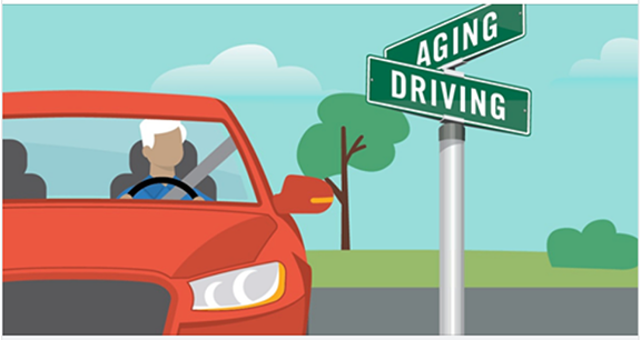 Aging driver social media graphic
