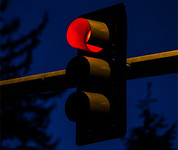 Traffic signal red light