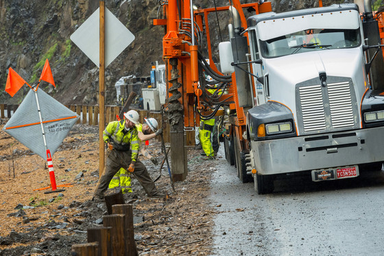 OR 224 Guardrail stumps