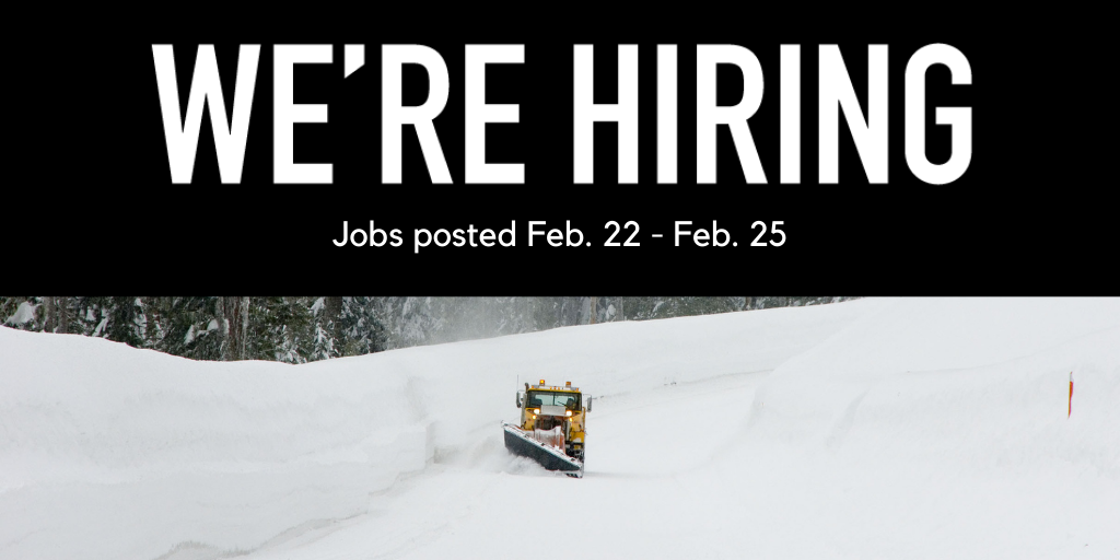 New ODOT jobs, Feb 22-25