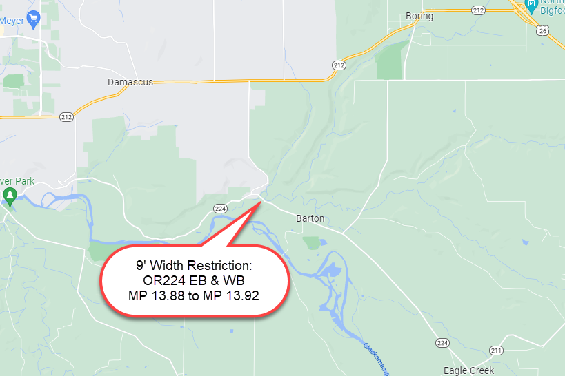 OR224 EB & WB MP 13.88 to MP 13.92