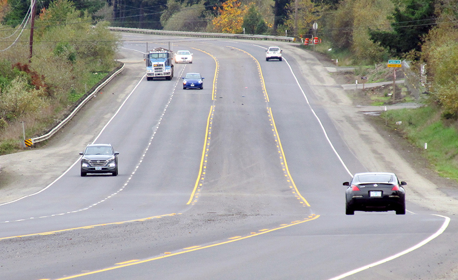 Oregon 42 east of Coquille