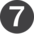 number seven icon