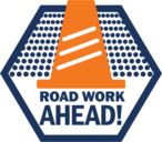 road work ahead icon