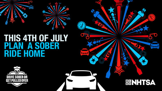 This 4th of July plan a sober ride home.