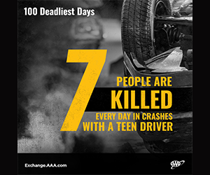 7 people are killed every day in crashes with a teen driver.